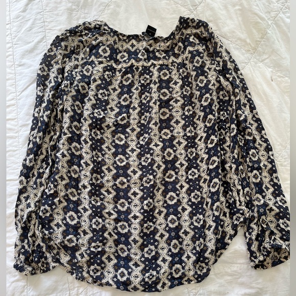 Lucky Brand long sleeve blouse - Picture 5 of 6
